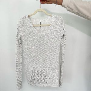 Bethany Mota Off-White Knit Sweater